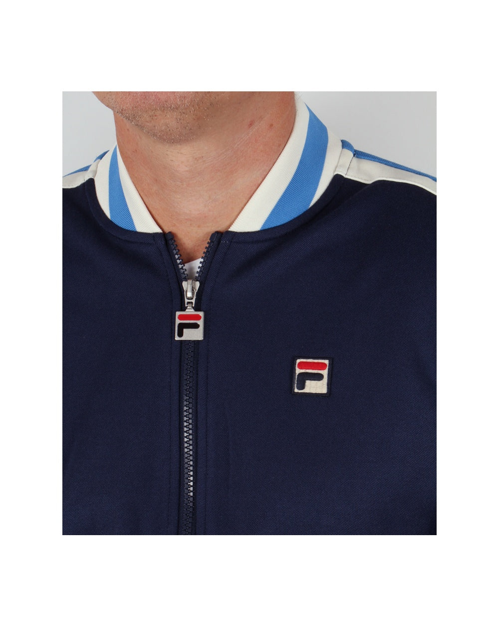 Fila Vintage Mot Track Top Navy