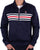 Fila Vintage Multi Stripe Track Jacket Navy