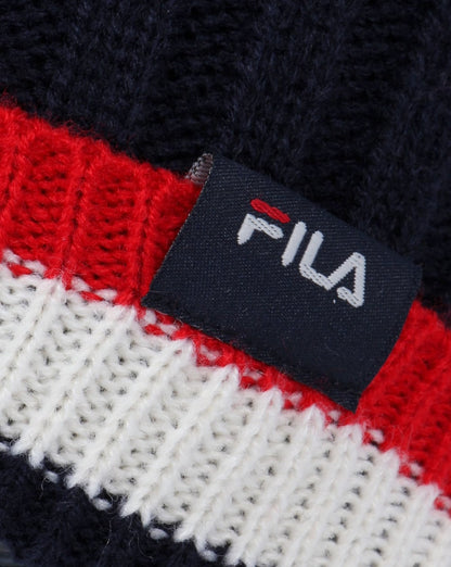 Fila Vintage Nardini Foldover Beanie Navy