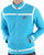 Fila Vintage Nate Track Top Aqua Blue/Off White