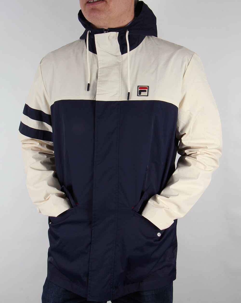 Fila Vintage Nautical Jacket Navy/gardenia