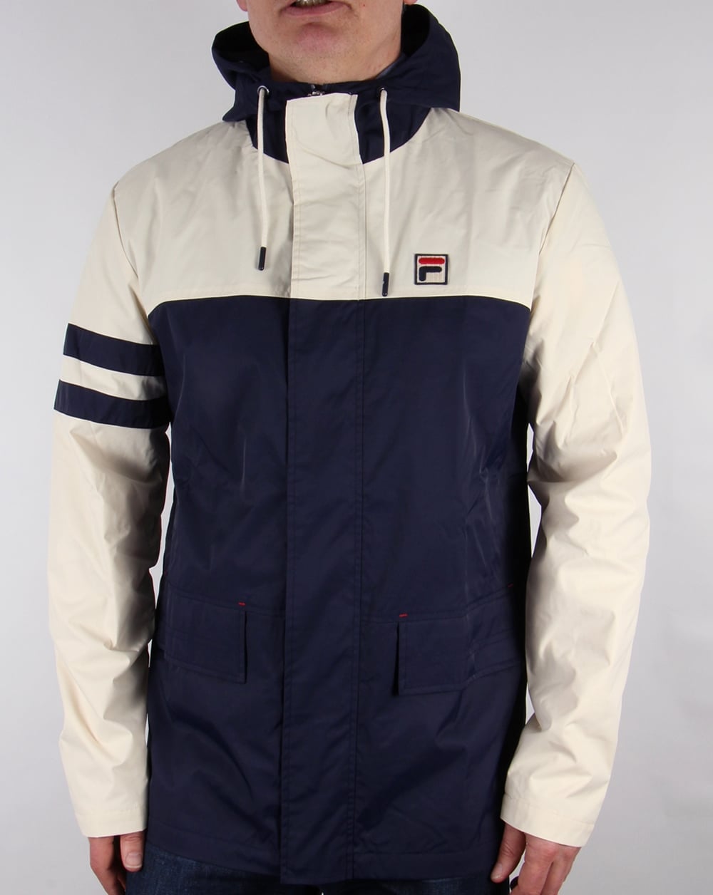 Fila Vintage Nautical Jacket Navy/gardenia