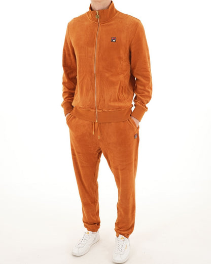 Fila Vintage Nero Velour Track Top Spice