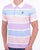 Fila Vintage Pastel Polo Shirt Pink Lilac Sky