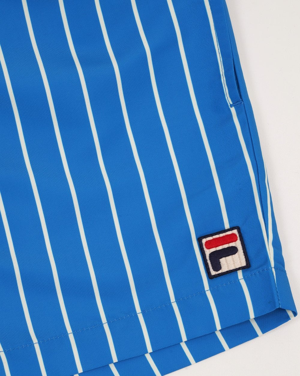Fila Vintage Pinstripe Swim Shorts Blue/Lemon