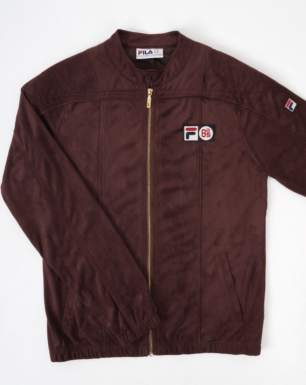 Fila Vintage Pro Badge Terrinda Track Top Brown