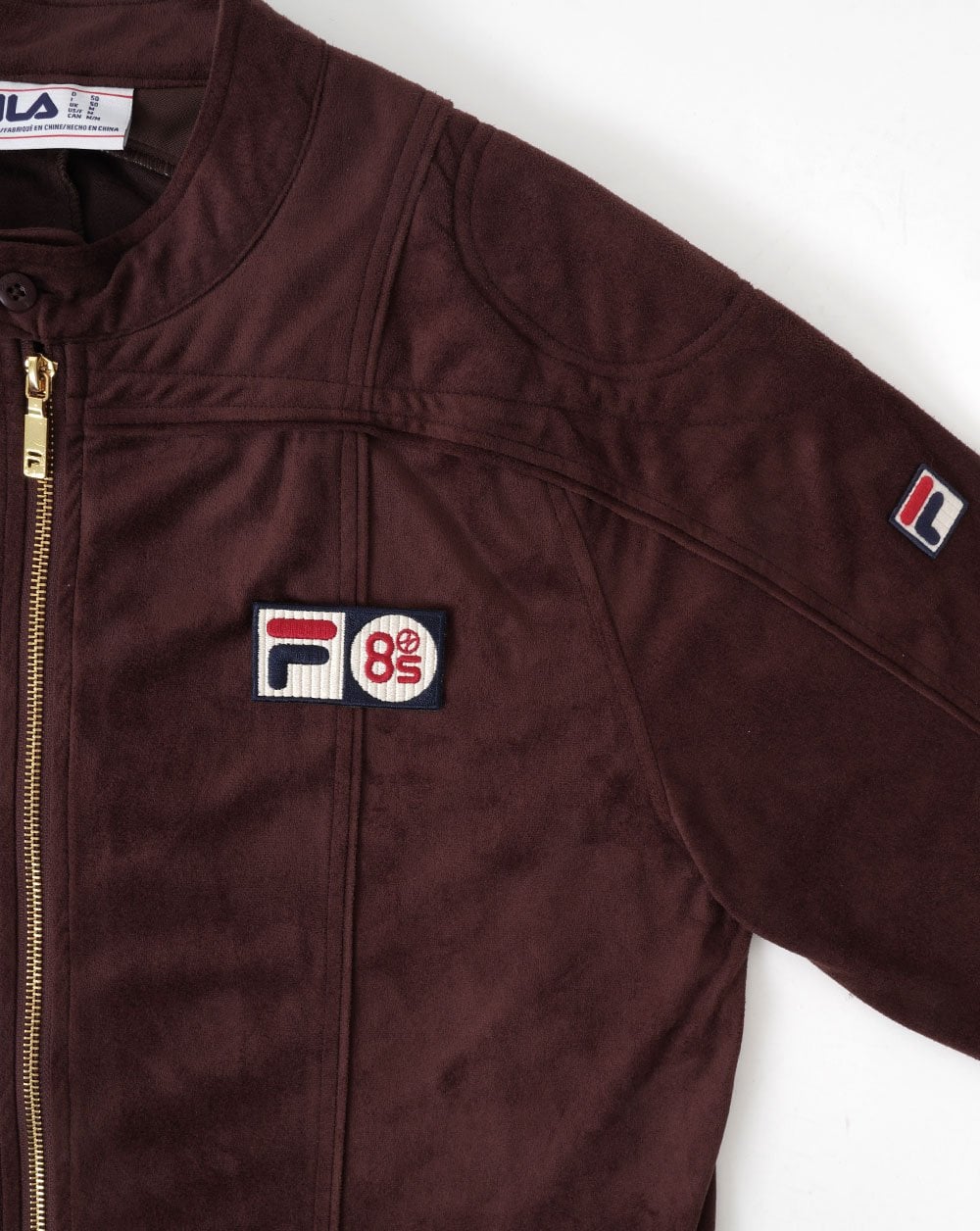 Fila Vintage Pro Badge Terrinda Track Top Brown