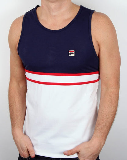 Fila Vintage Quinzi Vest Navy/White
