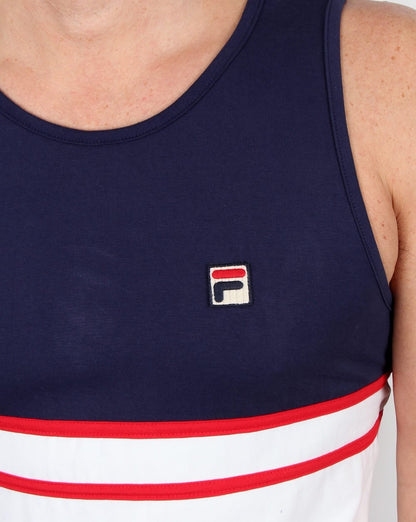 Fila Vintage Quinzi Vest Navy/White