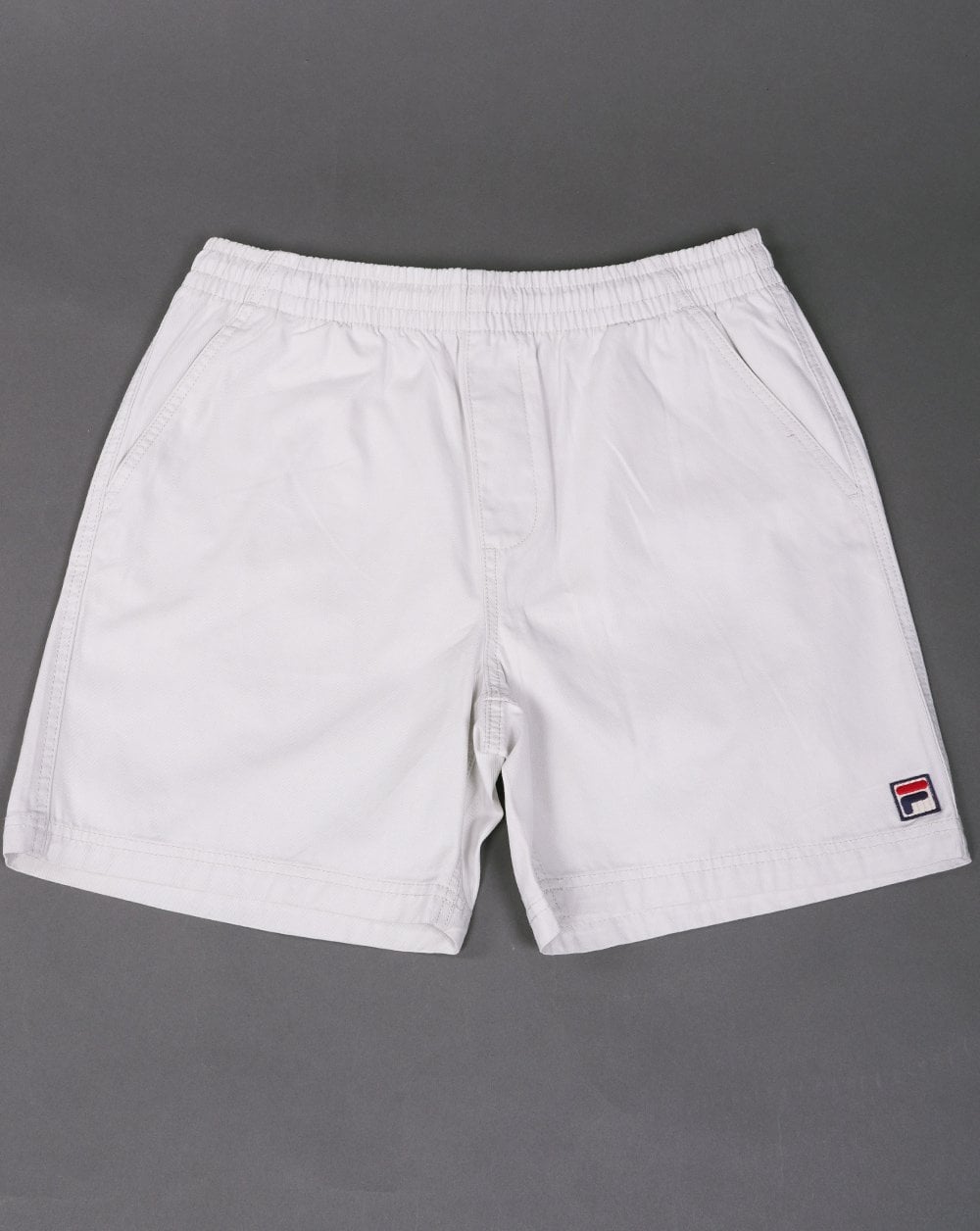 Fila Vintage Relaxed Chino Shorts Cloud Grey