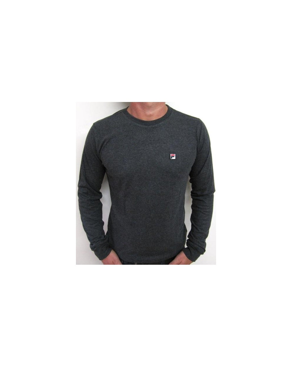 Fila Vintage Ridge L/s T-shirt Charcoal