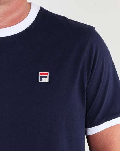 Fila Vintage Ringer T-shirt Navy