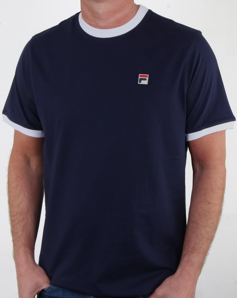 Fila Vintage Ringer T-shirt Navy