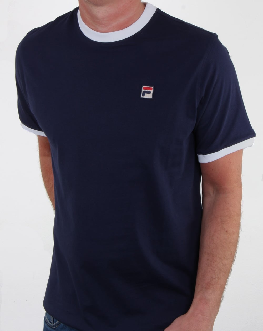 Fila Vintage Ringer T-shirt Navy