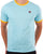Fila Vintage Ringer T Shirt Sky Blue/Amber Yellow