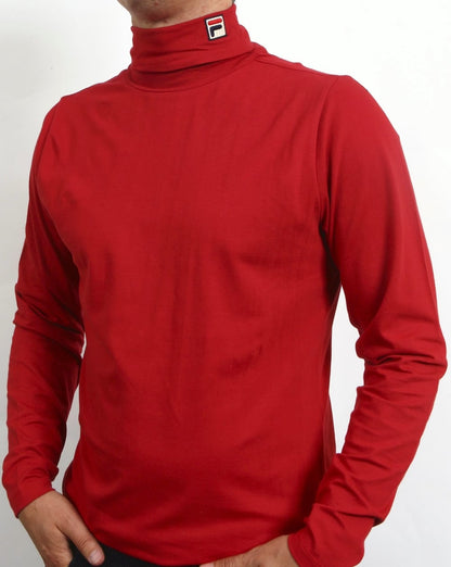 Fila Vintage Roll Neck Red