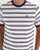 Fila Vintage Santiago Striped T Shirt White/Navy