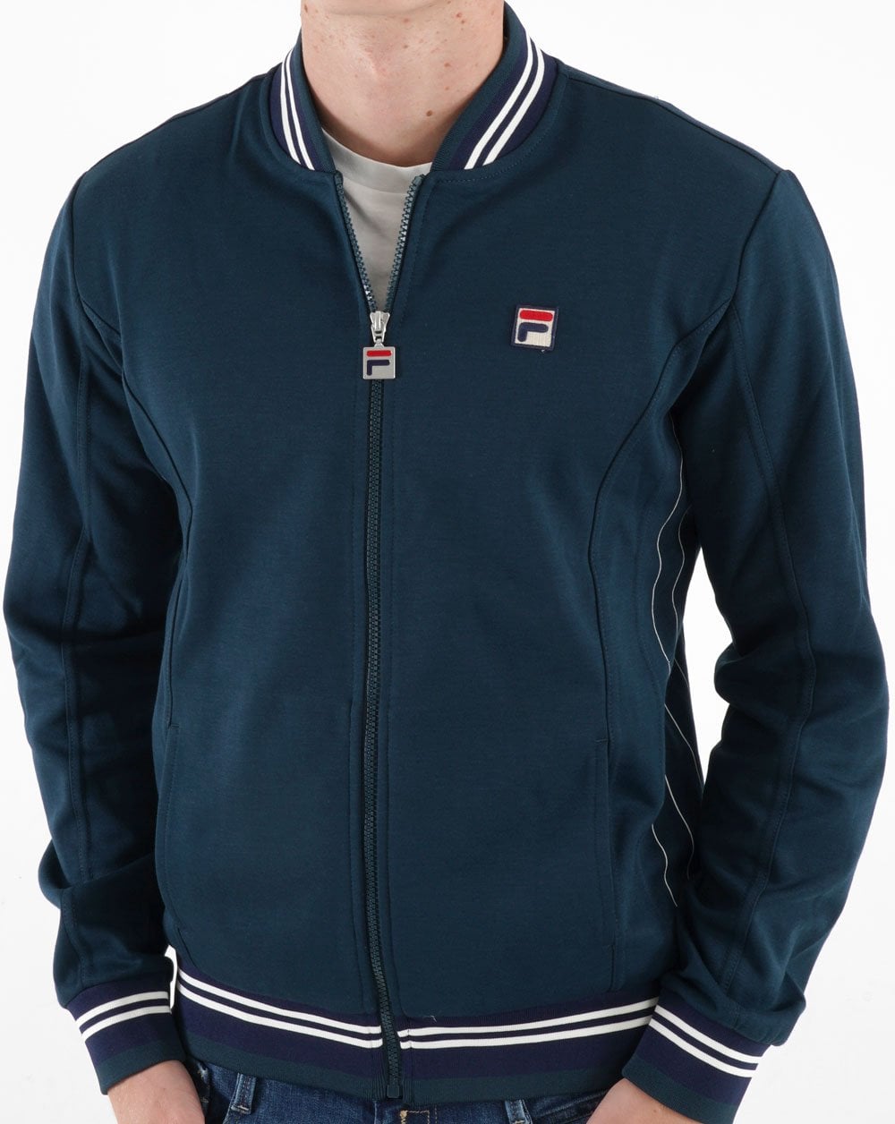 Fila Vintage Settanta 2 Track Top Dark Teal