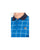 Fila Vintage Settimo Windowpane Polo Shirt French Blue
