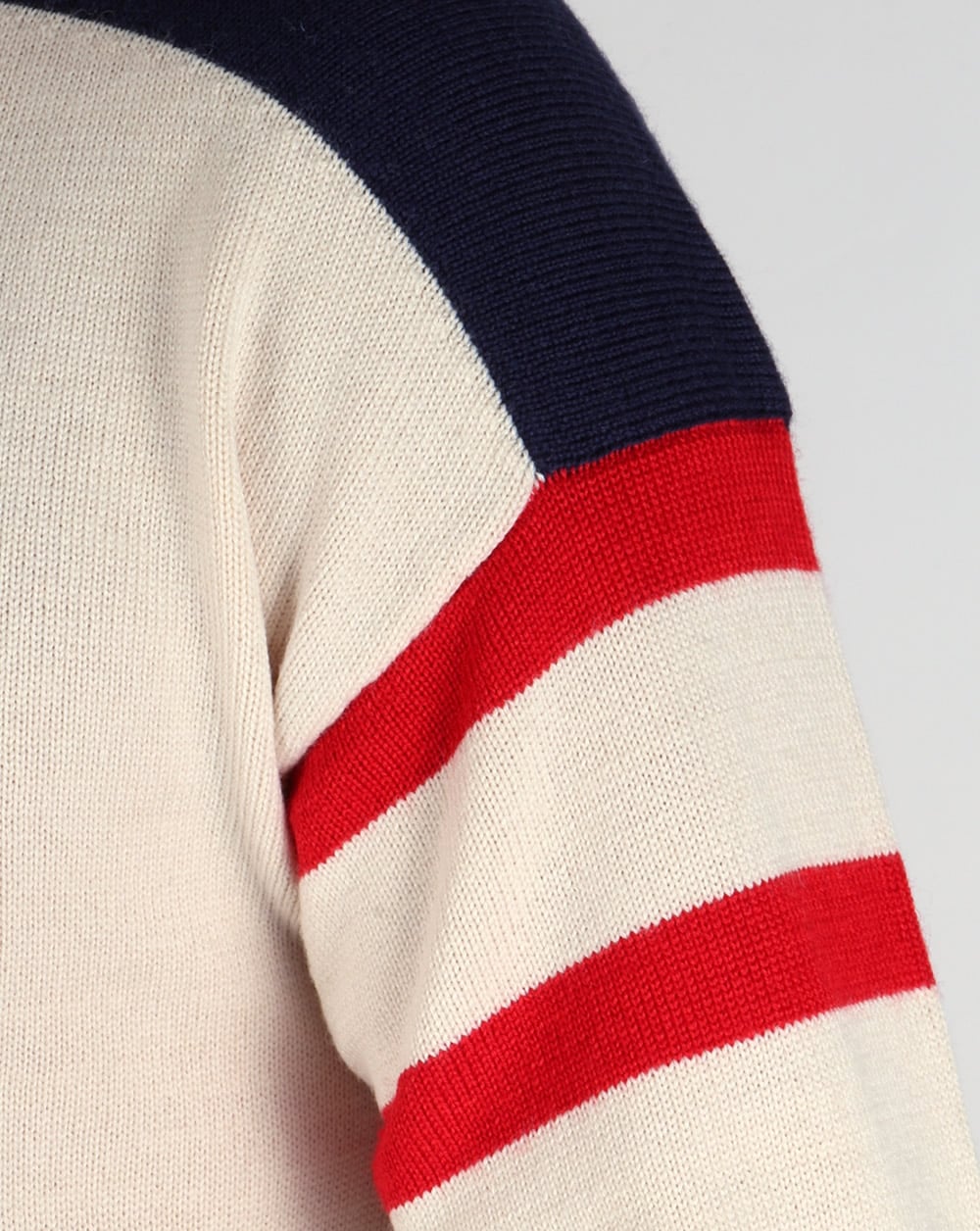Fila Vintage Ski Knit Jumper Gardenia
