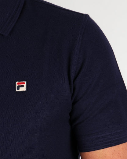 Fila Vintage Smarta Polo Shirt Navy