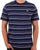 Fila Vintage Stan Striped T Shirt Navy