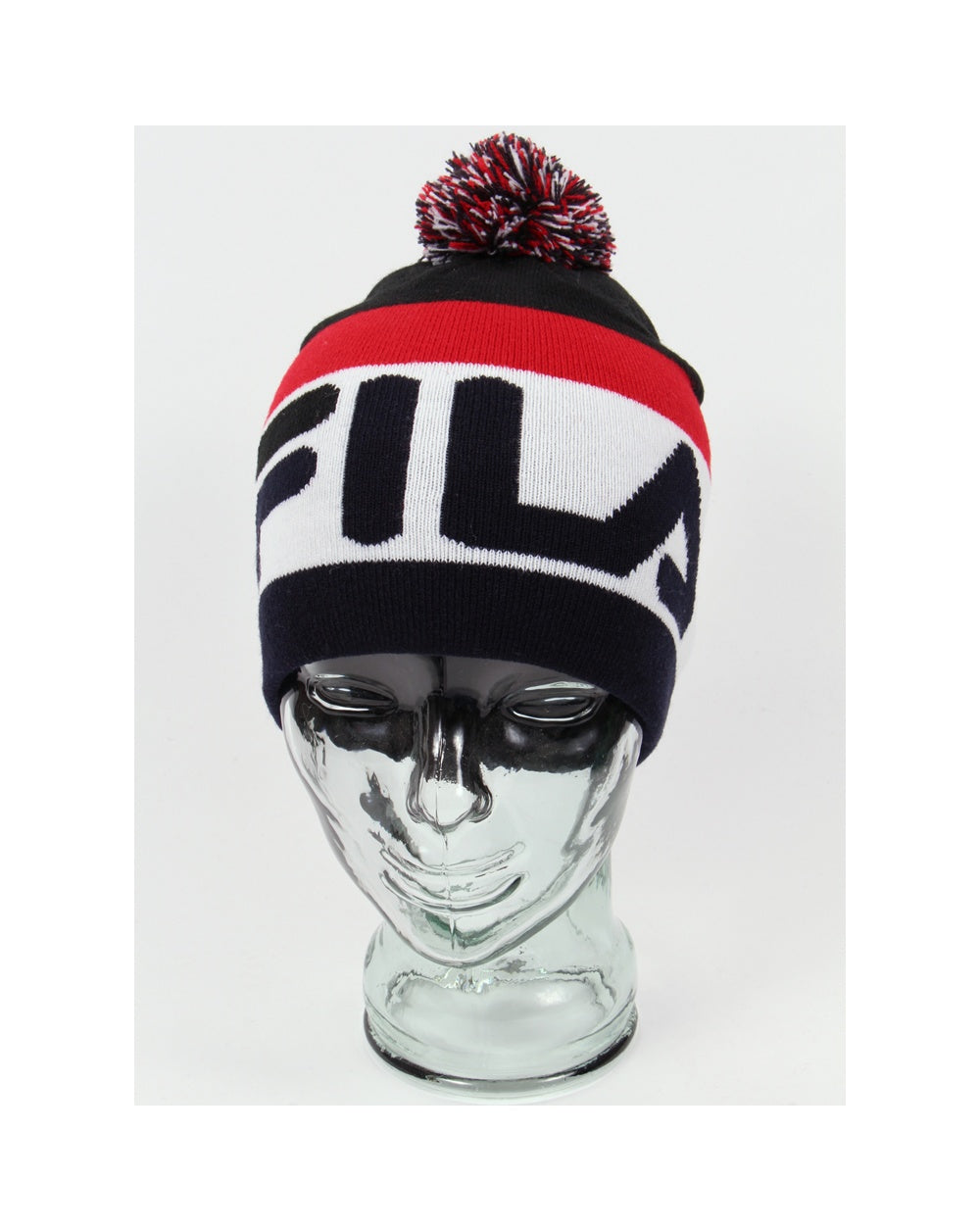 Fila Vintage Stanco Bobble Beanie Navy/Red/White
