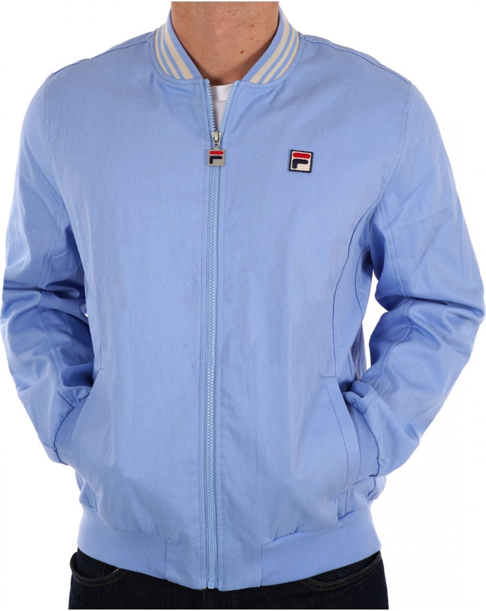 Fila Vintage Stefano Twill Jacket Vista Blue