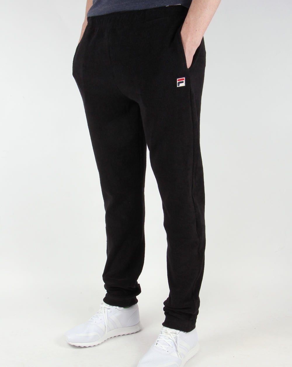 Fila Vintage Stoppini Toweling Track Pants Black