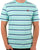 Fila Vintage Striped T Shirt Aruba Blue