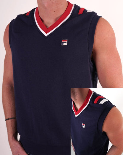 Fila Vintage Tank Sweat Vest Navy