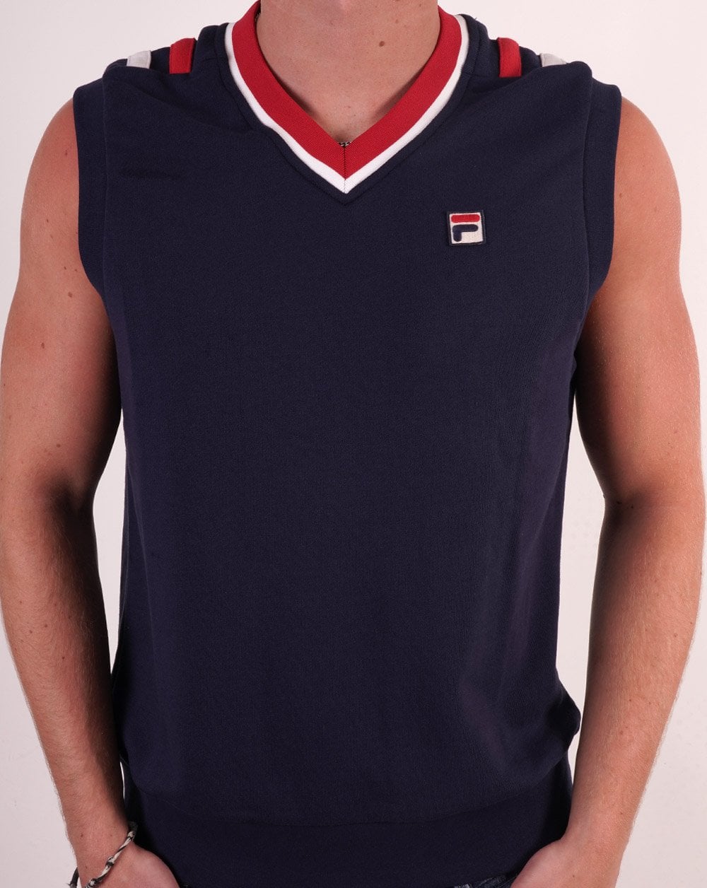 Fila Vintage Tank Sweat Vest Navy
