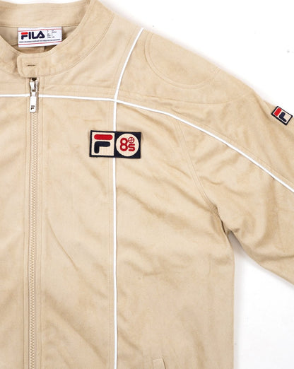 Fila Vintage Terrinda MK3 Pro Badged Track Top Bone White