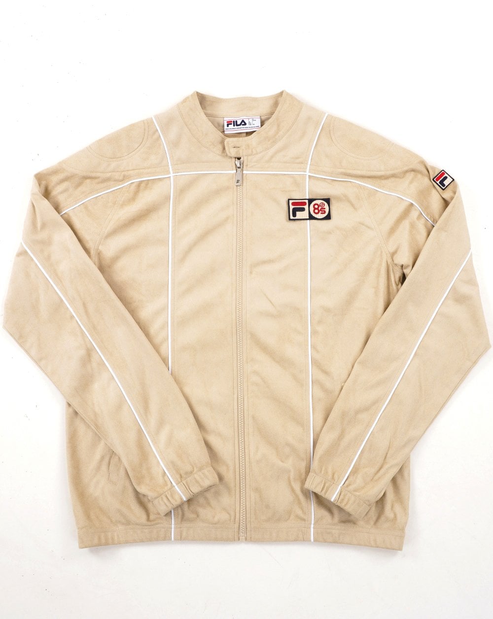 Fila Vintage Terrinda MK3 Pro Badged Track Top Bone White