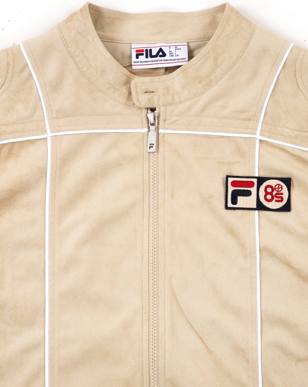 Fila Vintage Terrinda MK3 Pro Badged Track Top Bone White