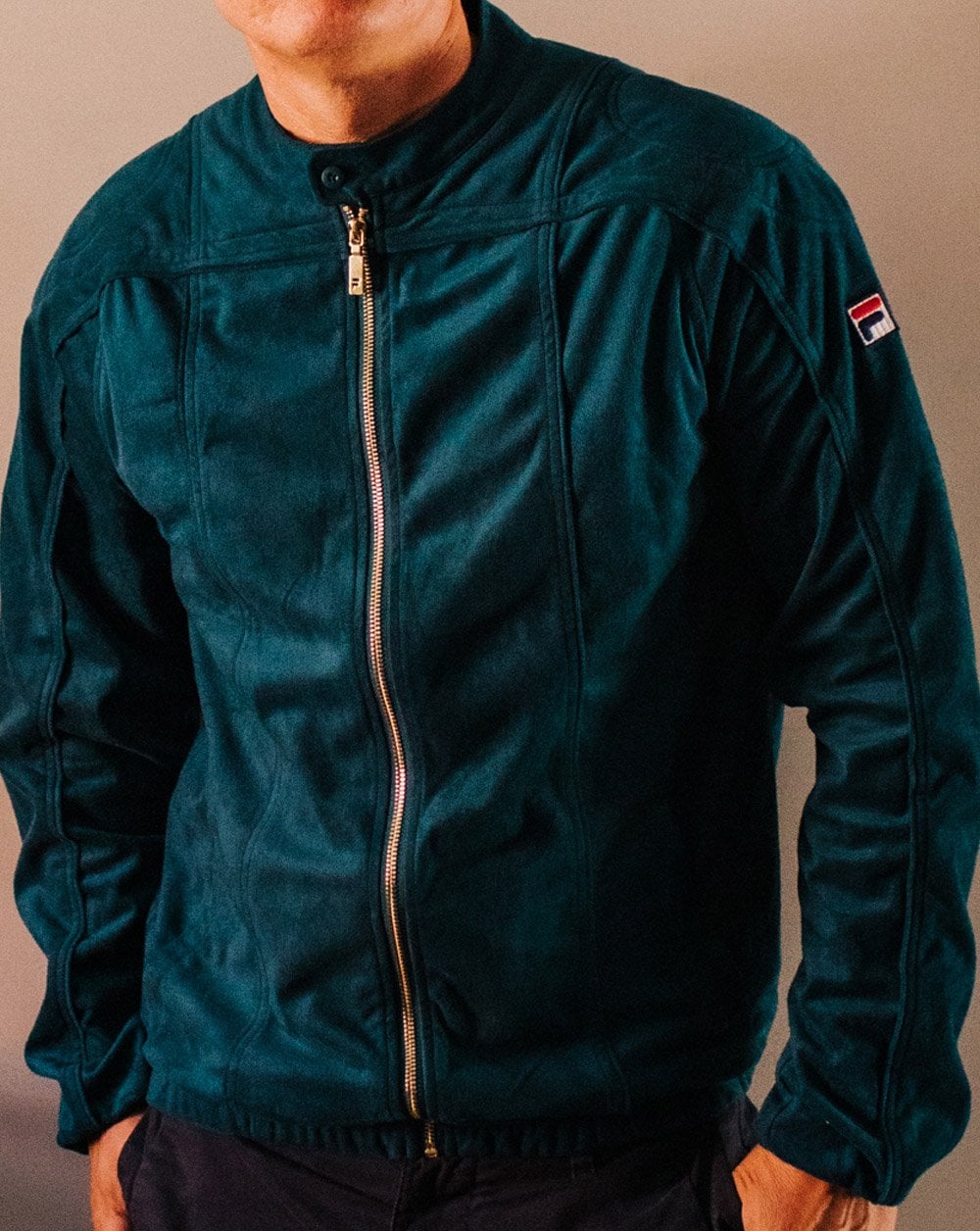 Fila Vintage Terrinda Track Jacket Emerald Green