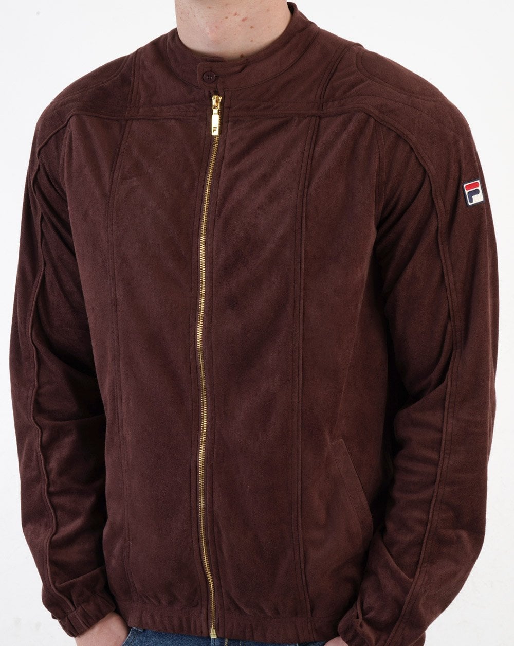 Fila Vintage Terrinda Track Top Brown