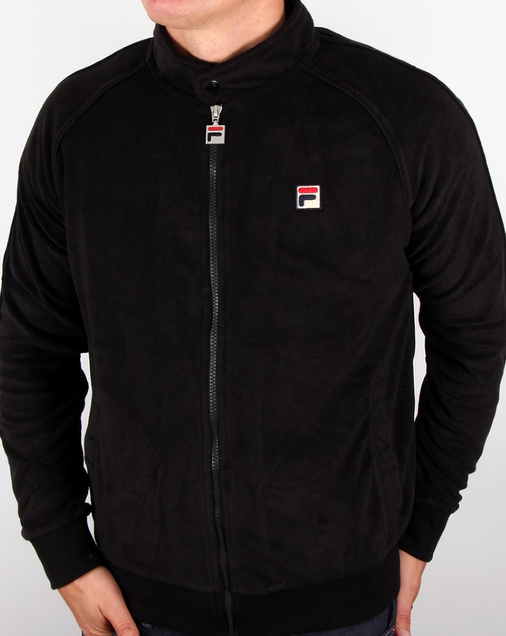 Fila Vintage Terry Track Top Black