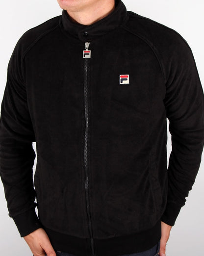 Fila Vintage Terry Track Top Black