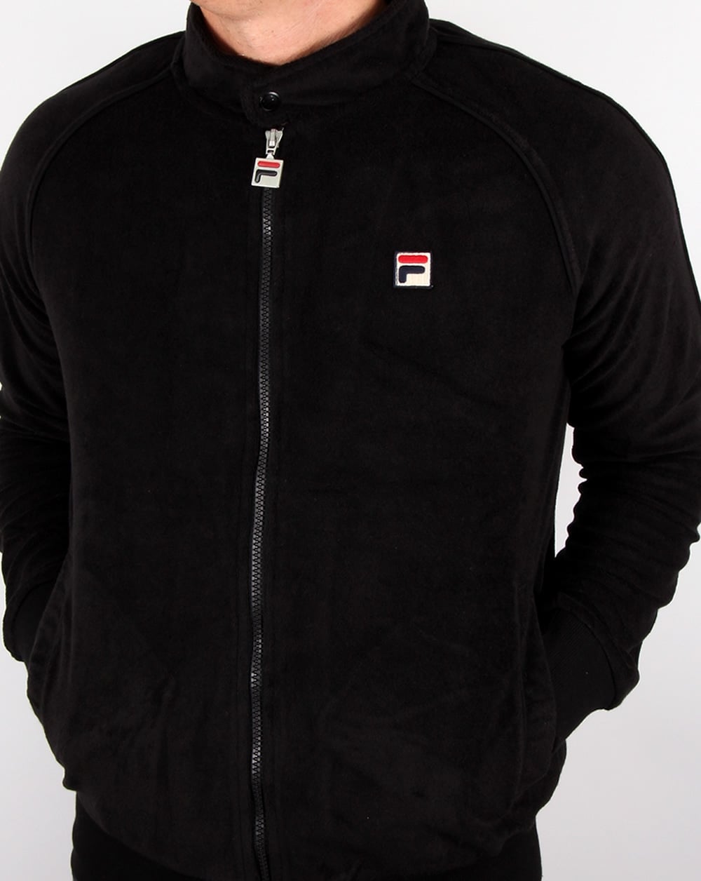 Fila Vintage Terry Track Top Black
