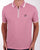Fila Vintage Tipped Zip Polo Shirt Deep Pink