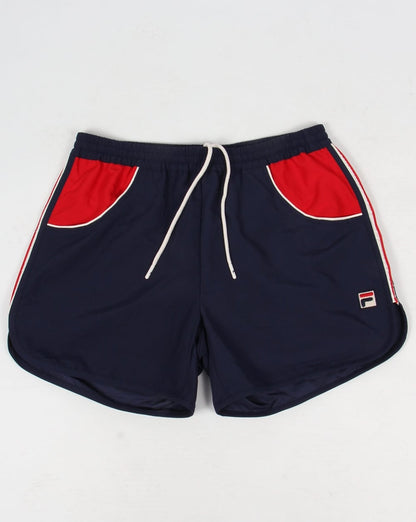 Fila Vintage Tomas Swim Beach Shorts Navy