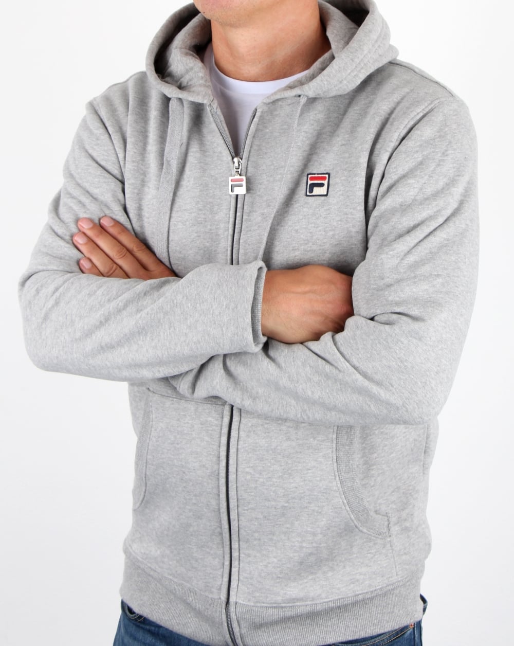 Fila Vintage Tommasso Hoody Grey Twist