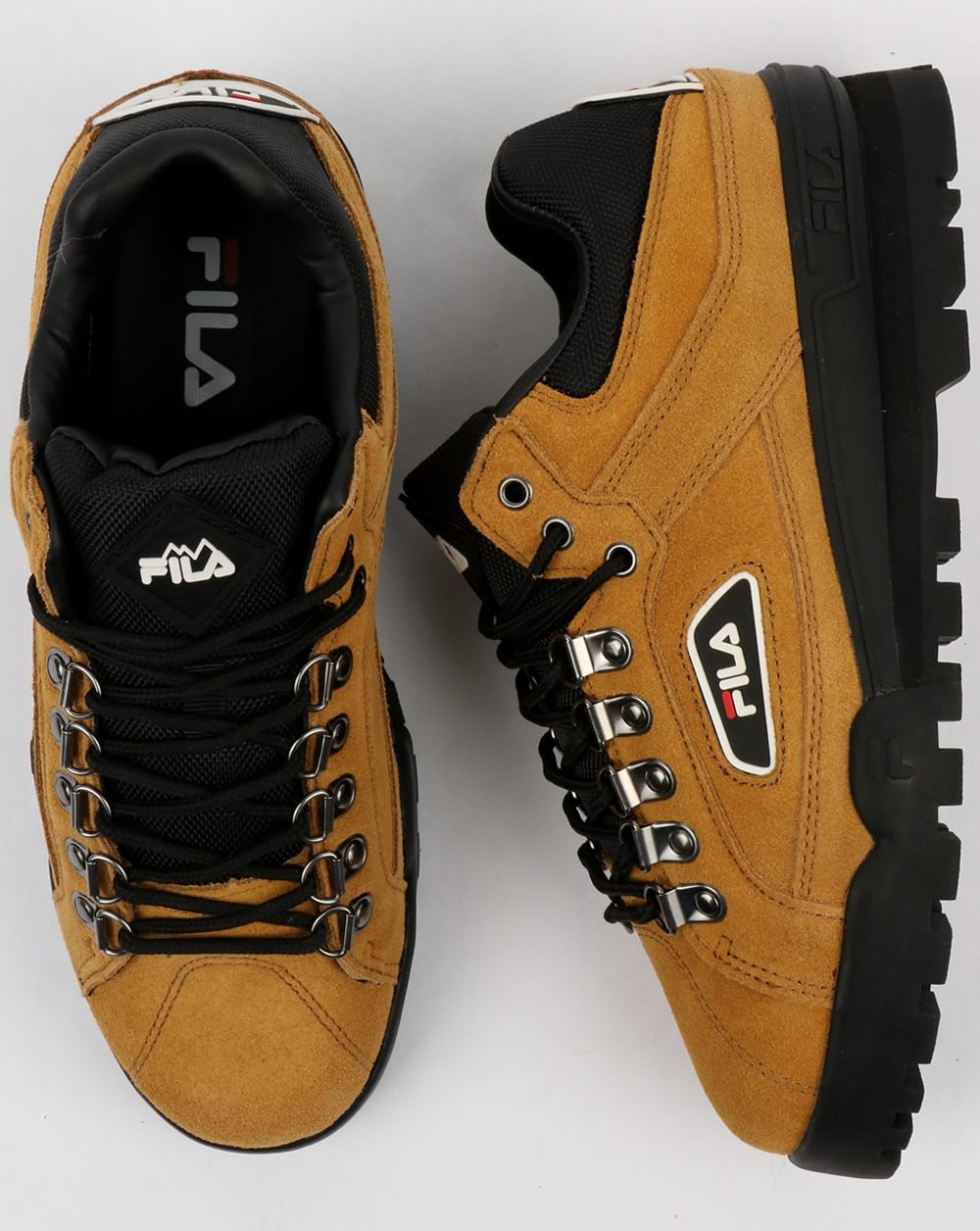 Fila Vintage Trailblazer Suede Boots Honey Mustard