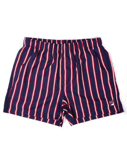 Fila Vintage Twin Stripe Swim Shorts Navy
