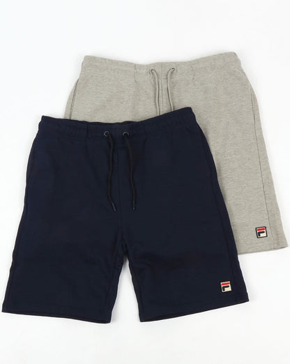 Fila Vintage Viktor Shorts Twin Pack Navy/Grey