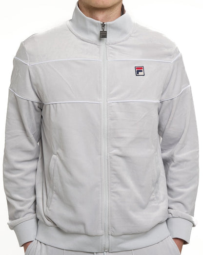 Fila Vintage Vittorio Velour Track Top Dawn Blue