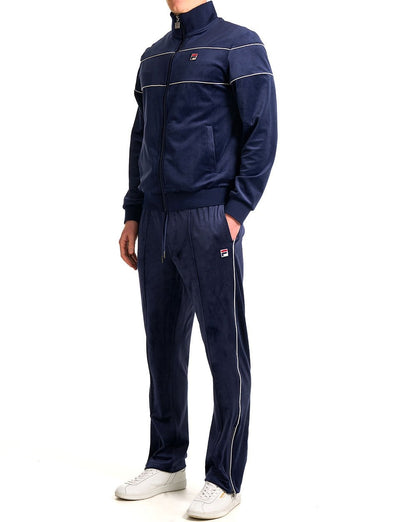 Fila Vintage Vittorio Velour Track Top Navy