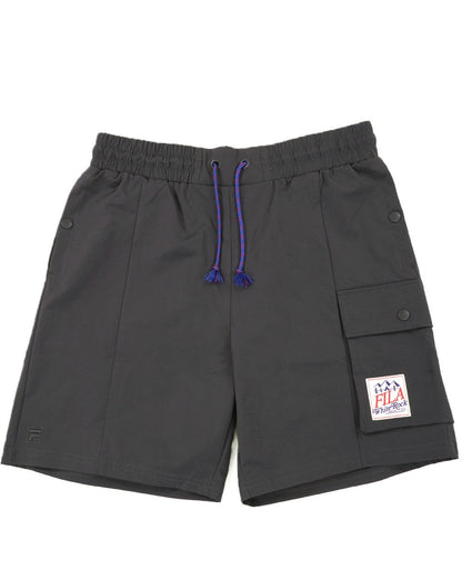 Fila White Rock Cargo Shorts Dark Grey