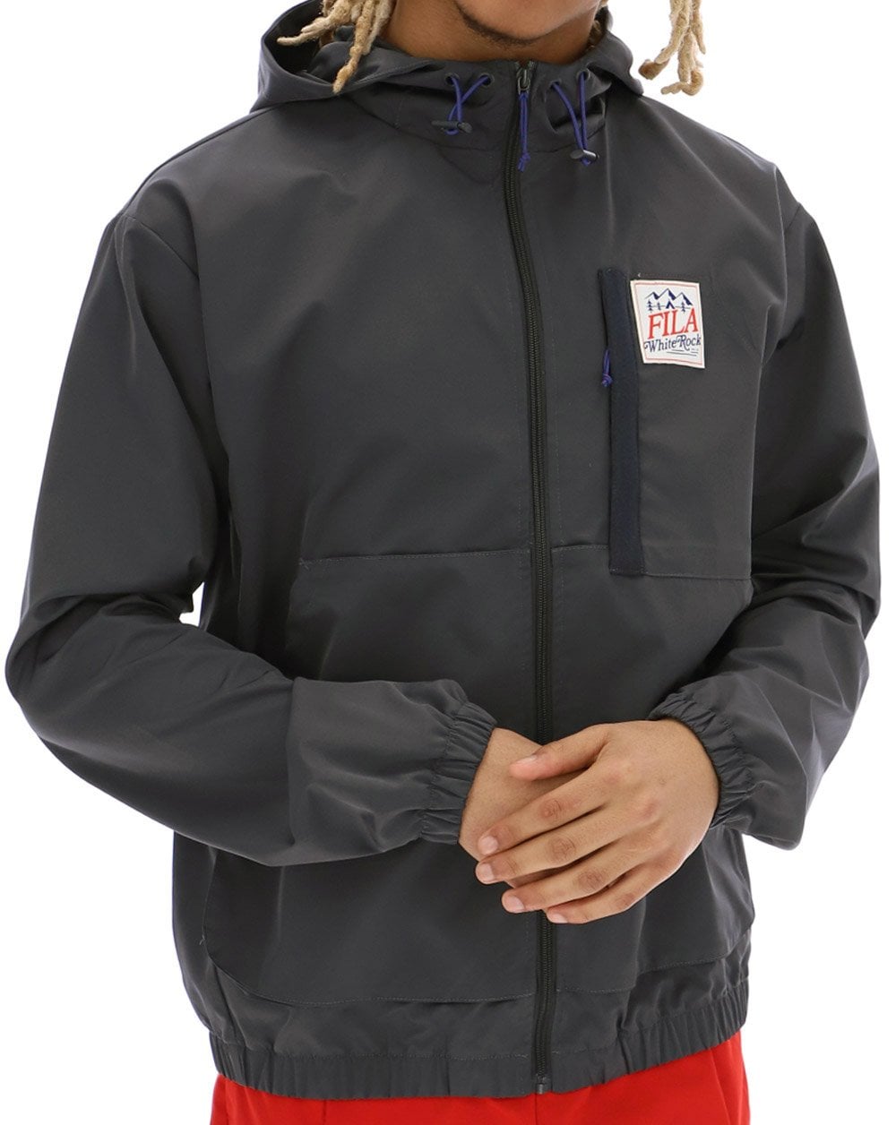 Fila White Rock Zane Windbreaker Ebony